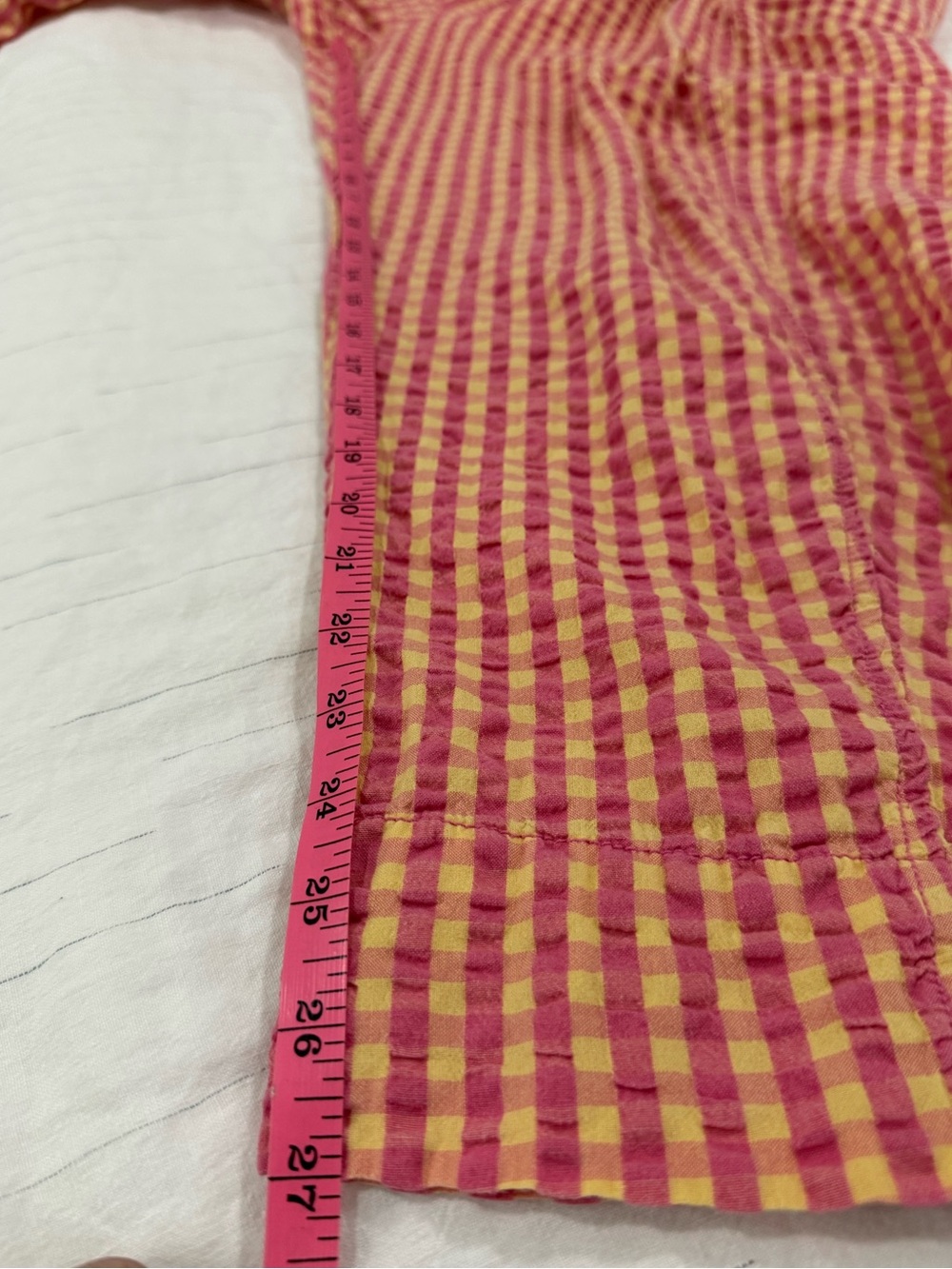 Free People Preppy Poplin Gingham Searsucker Pants - Picture 14 of 14